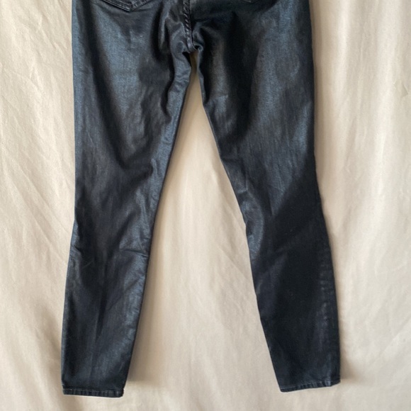 Gap Black Shimmer True Skinny High Rise Jeans. Size 26 NWOT. Great for Holidays! - Picture 6 of 9